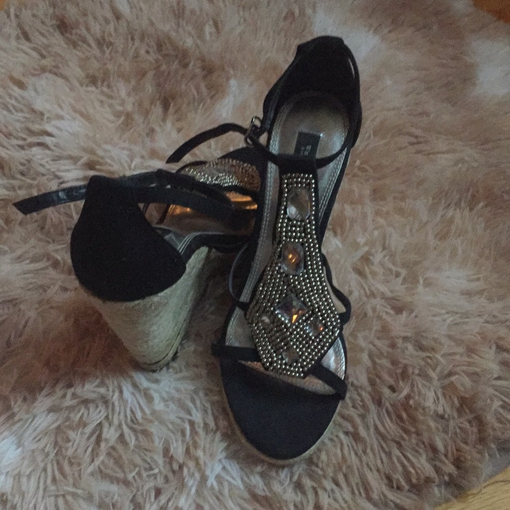 LAST CALL!!! WHBM Lola Rhinestone Wedges